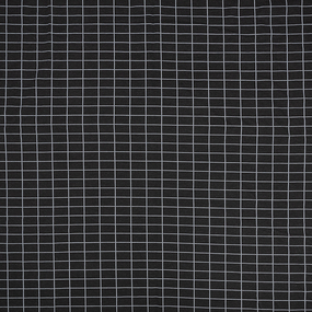 Ткань на отрез кулирка 1324-V3 Клетка цвет черный фото