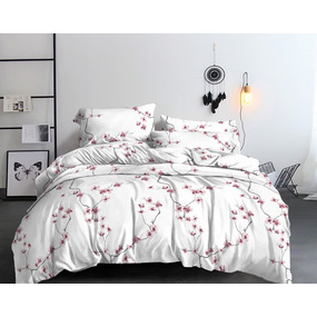 Постельное белье VT из полисатина 11711 2-х сп с евро простыней с наволочками 70/70 фото