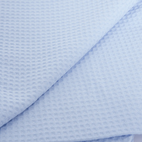 Полотенце вафельное банное Премиум 150/75 см цвет 409 голубой фото