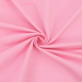Ткань на отрез футер с лайкрой цвет розовый фото