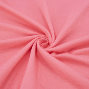 Ткань на отрез кулирка М-2034 цвет персиковый фото