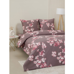 Постельное белье VT из полисатина 4115 2-х сп с евро простыней с наволочкой 70х70 фото