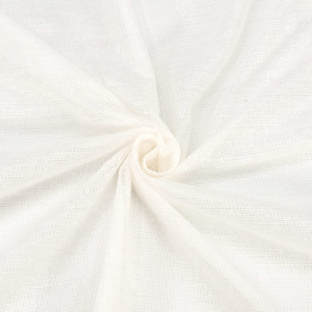 Ткань на отрез дублерин трикотажный стрейч 150 см 65 гр/м2 цвет белый фото