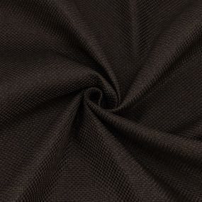 Ткань на отрез Blackout лен рогожка 280 см 103-24 цвет горький шоколад фото