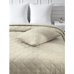 Покрывало VT Linen-look 260х240 + 2 нав 50х70 цвет 4 фото