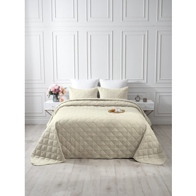 Покрывало VT Linen-look 260х240 + 2 нав 50х70 цвет 4 фото