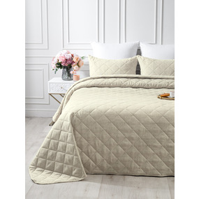 Покрывало VT Linen-look 260х240 + 2 нав 50х70 цвет 4 фото