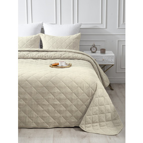 Покрывало VT Linen-look 260х240 + 2 нав 50х70 цвет 4 фото