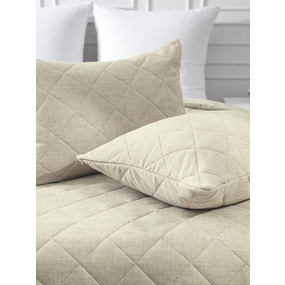 Покрывало VT Linen-look 260х240 + 2 нав 50х70 цвет 4 фото