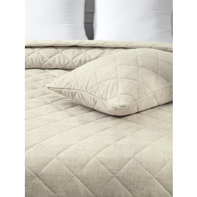 Покрывало VT Linen-look 260х240 + 2 нав 50х70 цвет 4 фото