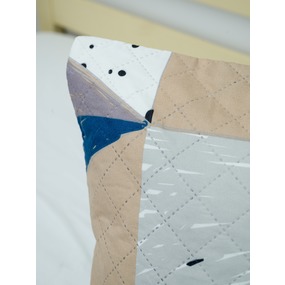 Чехол декоративный для подушки с молнией, ультрастеп 5825-10A 50/70 см фото