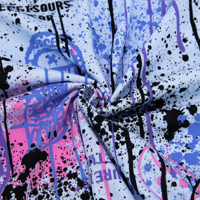 Ткань на отрез кулирка R5252-V3 Уличный стиль цвет голубой фото