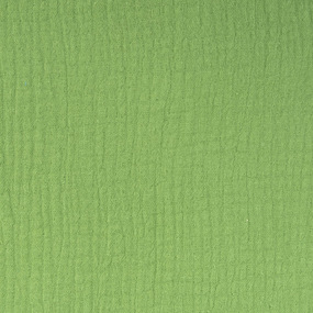 Ткань на отрез муслин гладкокрашеный 140 см цвет салатовый фото