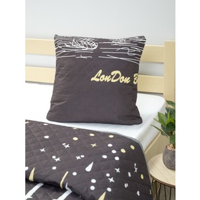 Чехол декоративный для подушки с молнией, ультрастеп 4332 45/45 см фото