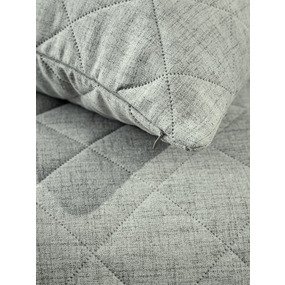 Покрывало VT Linen-look 260х240 + 2 нав 50х70 цвет 7 фото