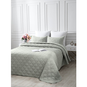 Покрывало VT Linen-look 260х240 + 2 нав 50х70 цвет 7 фото