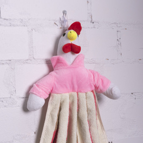 Кукла-полотенце интерьерная 30 50/26 см цвет розовый фото
