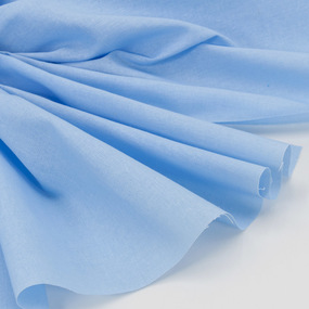 Ткань на отрез бязь гладкокрашеная 120 гр/м2 150 см цвет голубой фото