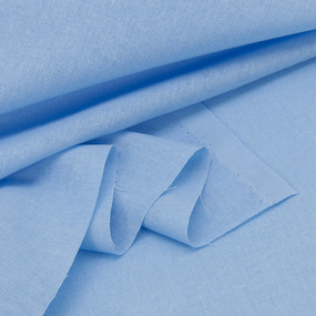 Ткань на отрез бязь гладкокрашеная 120 гр/м2 150 см цвет голубой фото