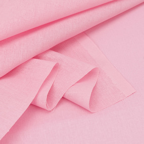 Ткань на отрез бязь гладкокрашеная 120 гр/м2 150 см цвет розовый фото