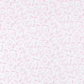 Ткань на отрез кулирка 1109-V4 Hello Kitty фото