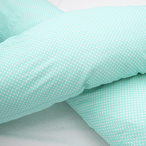 Наволочка бязь на подушку для беременных U-образная 1590/16 цвет мята фото