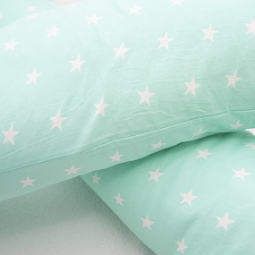 Наволочка бязь на подушку для беременных U-образная 1700/16 цвет мята фото