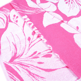 Полотенце махровое 1007 Самой любимой 70/140 см цвет розовый фото