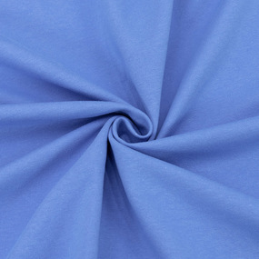 Ткань на отрез футер с лайкрой цвет голубой фото
