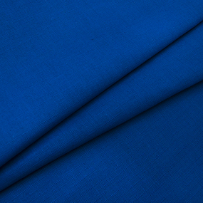Ткань на отрез полулен 150 см 70014 цвет синий фото