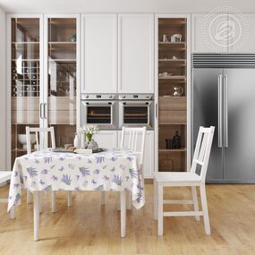 Рогожка 165 гр 150 см АД — 11102-1 Сиреневая дымка скатерть фото