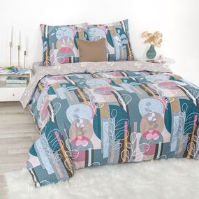 Бязь набивная 120 гр ширина 220 см АД — 13455-1 Ирвинг компаньон фото