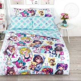 Поплин набивной десткий ширина 150 см АД — 13500-1 Лоли фото