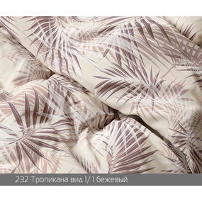 Бязь набивная 140 гр ширина 150 см ГТ — 232 Тропикана бежевый фото
