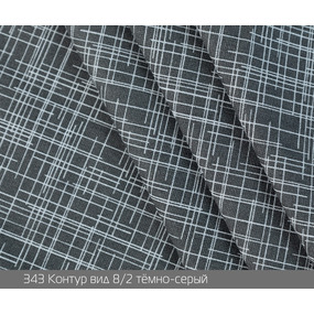 Бязь набивная 140 гр ширина 150 см ГТ — 343 Контур темно-серый фото