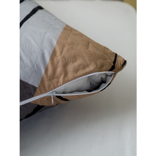 Чехол декоративный для подушки с молнией, ультрастеп s11714-05a 45/45 см фото 6