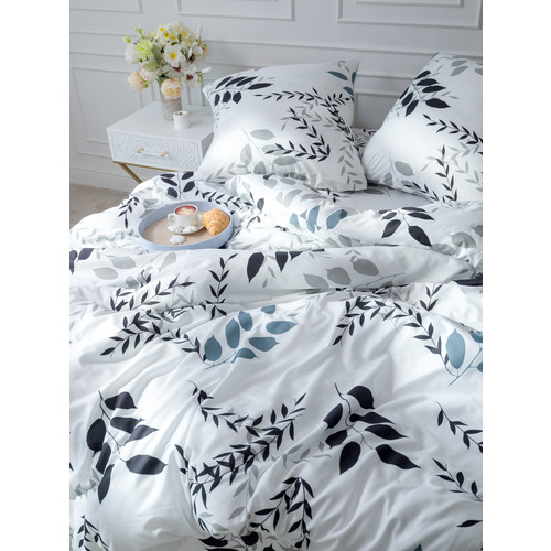 Постельное белье VT из полисатина 4819 2-х сп с евро простыней фото 7