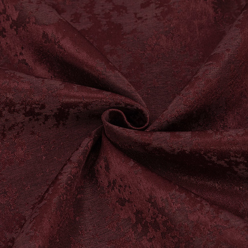 Портьерная ткань на отрез Мрамор 18 цвет бордовый фото 1