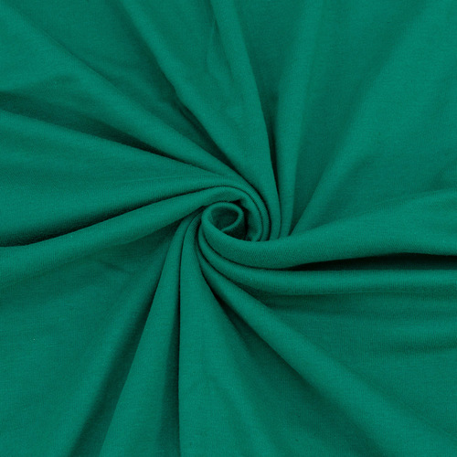Ткань на отрез кулирка М-3108 цвет зеленый фото 1