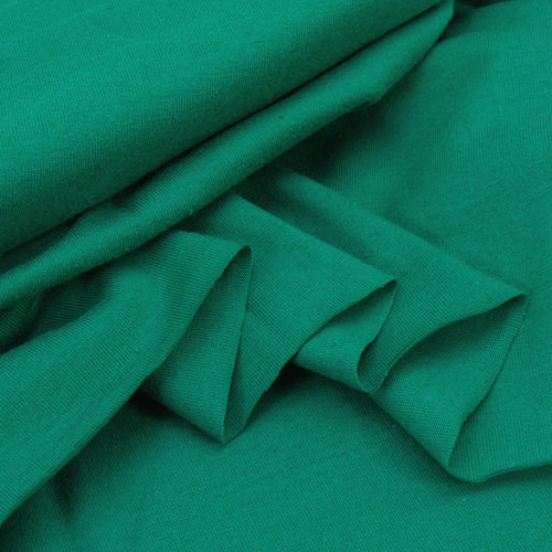 Ткань на отрез кулирка М-3108 цвет зеленый фото 5