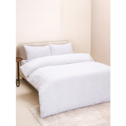 Постельное жаккард Белый 2-х сп с евро простыней с наволочками 50/70 фото 11