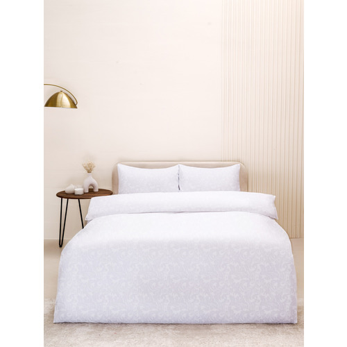 Постельное жаккард Белый 2-х сп с евро простыней с наволочками 50/70 фото 12