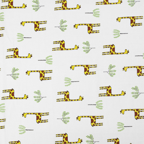 Ткань на отрез муслин 135 см 7362/1 Жирафы фото 4