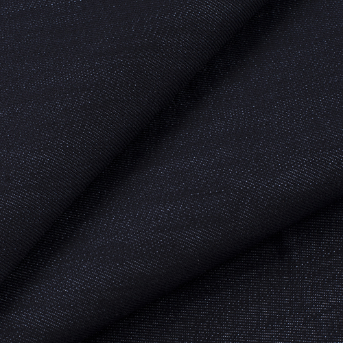 Ткань на отрез джинс 320 г/м2 9007 цвет темно-синий фото 3