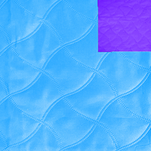 Ультрастеп 220 +/- 10 см цвет голубой-фиолетовый на отрез фото 1