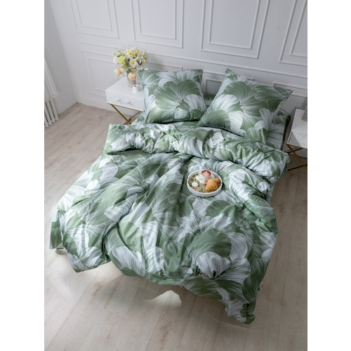 Постельное белье VT из полисатина 4826 2-х сп с евро простыней фото 1