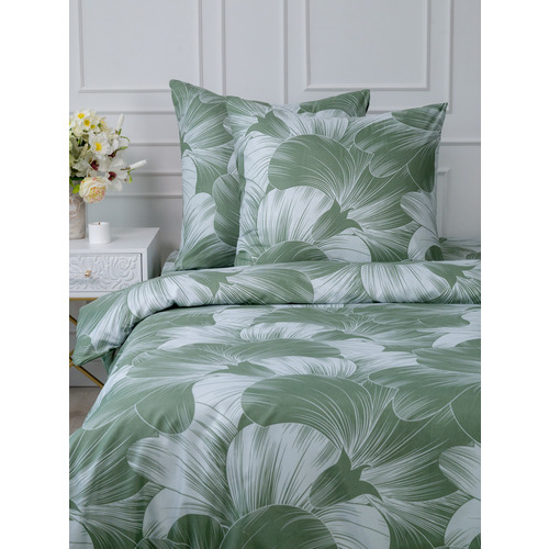 Постельное белье VT из полисатина 4826 2-х сп с евро простыней фото 3