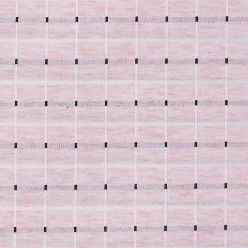 Ткань на отрез футер с лайкрой Жаккард цвет розовый фото 1
