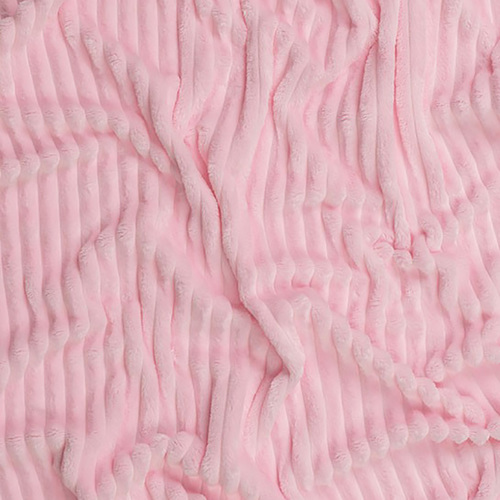 Маломеры Плюш Минки Полоса Китай 180 см цвет розовый 0.6 м фото 3
