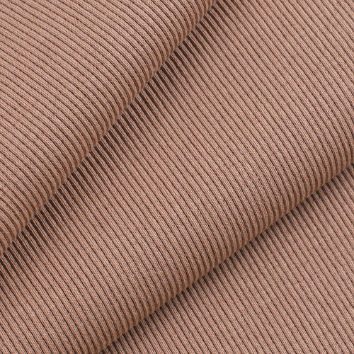 Ткань на отрез кашкорсе с лайкрой 48-1 цвет темно-бежевый фото 1